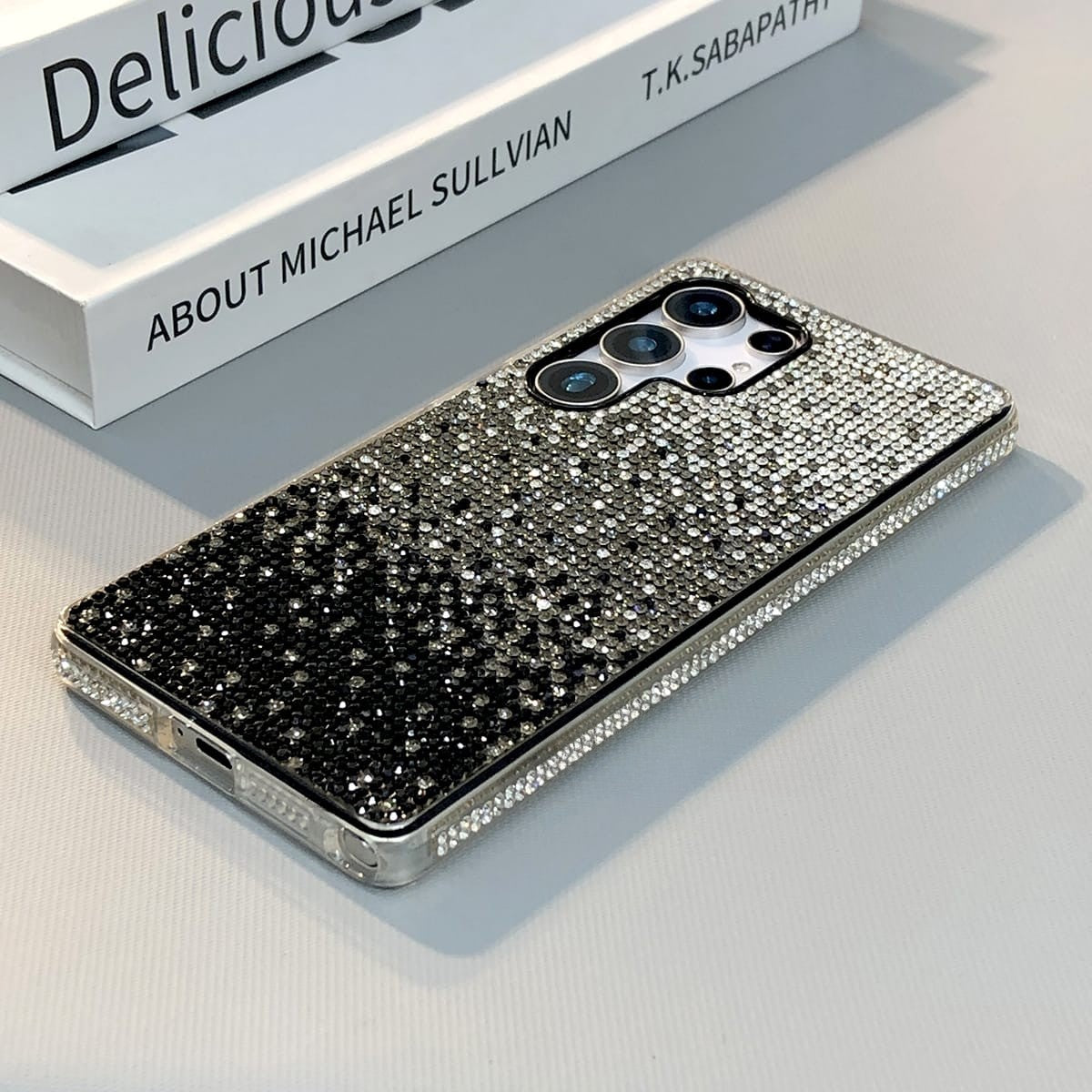 Samsung Galaxy S25 Series Bling Gradient Rhinestones Cover - lifestyle