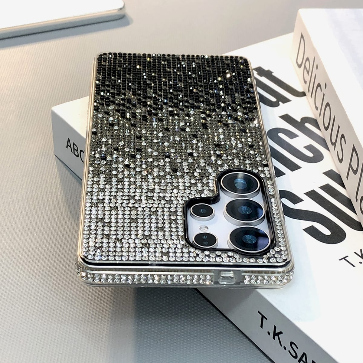Samsung Galaxy S25 Series Bling Gradient Rhinestones Cover - colour options