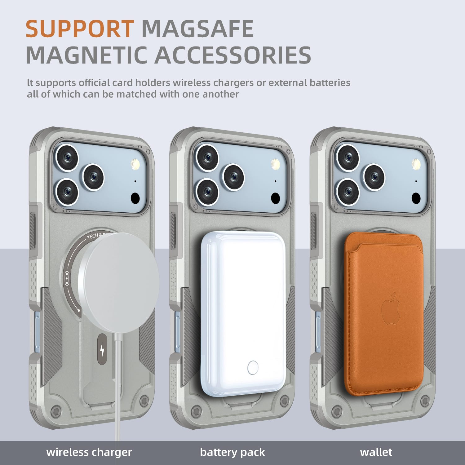 iPhone 17 Series Armoured Dual Layer Kickstand Cover - case features