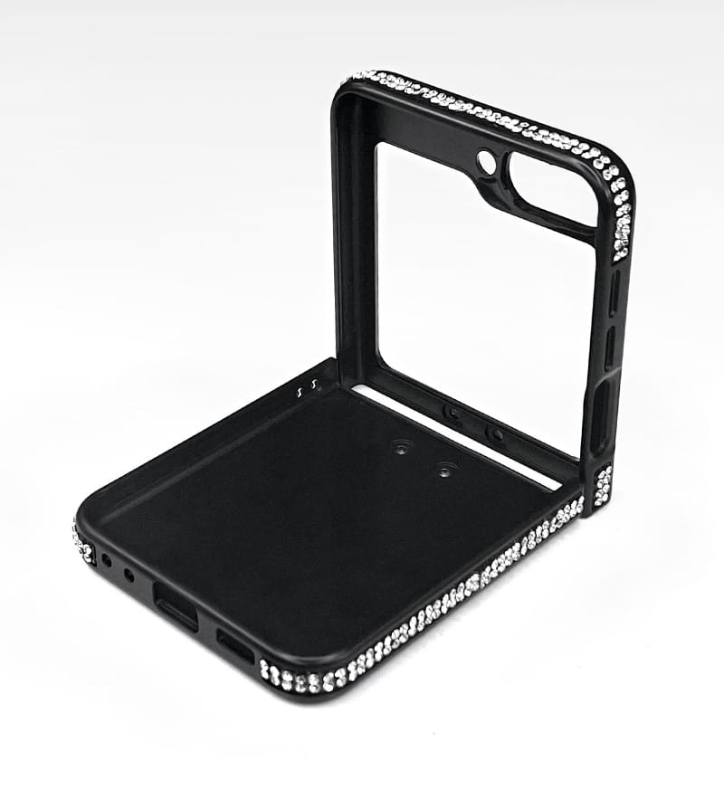 Samsung Galaxy Z Flip 5 Bling Gradient Rhinestones Cover - slim profile