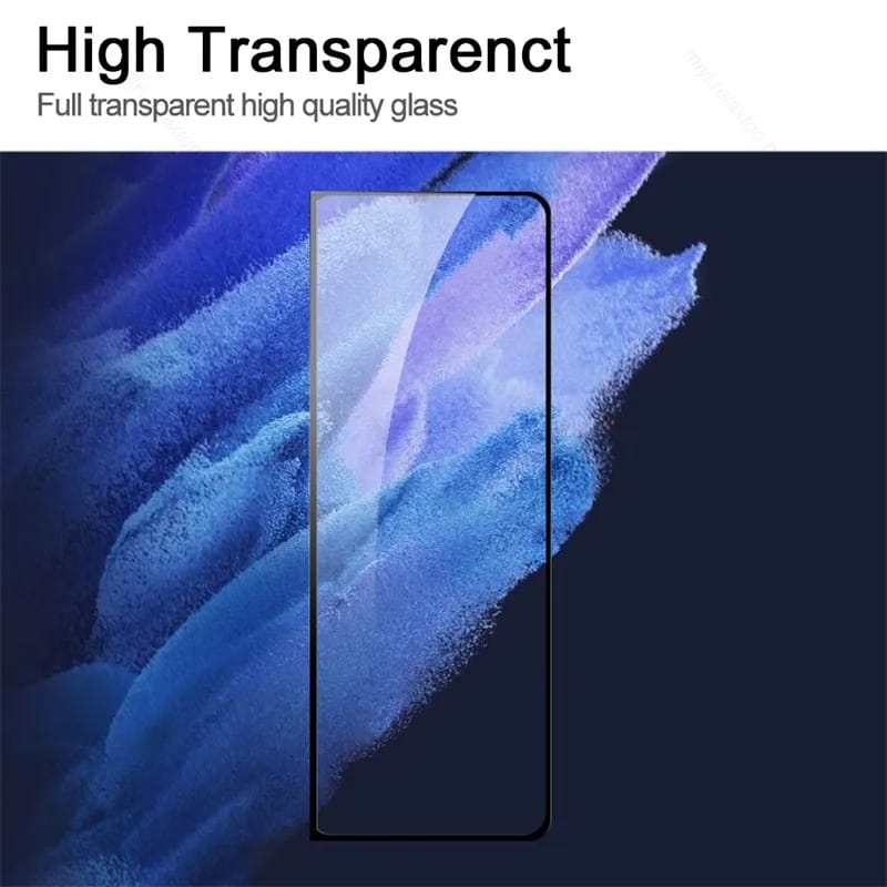 Samsung Galaxy Z Fold 3 9H Hardness Tempered Glass - protective case detail