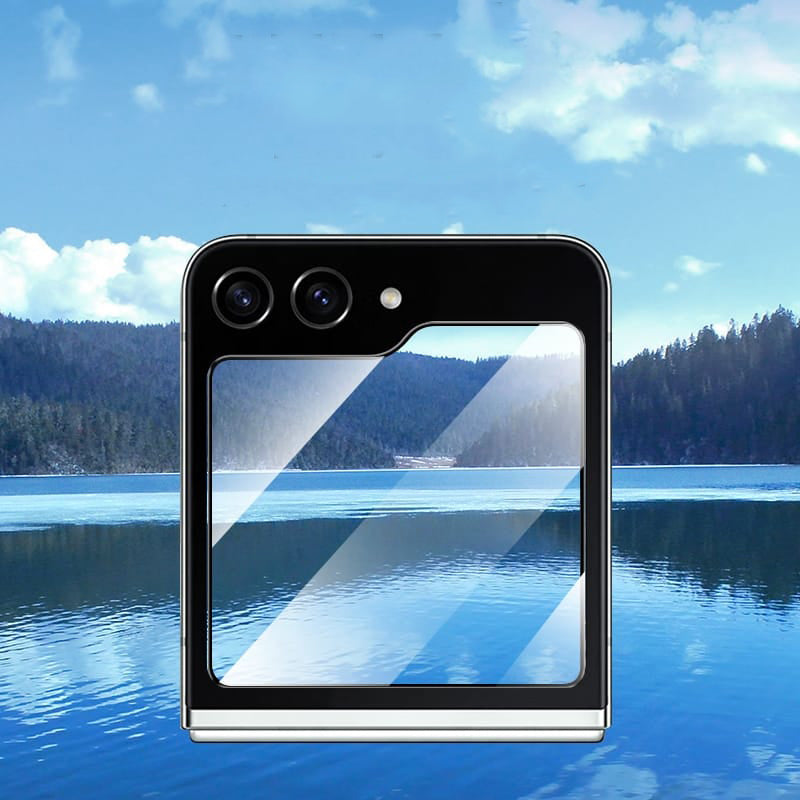 Samsung Galaxy Z Flip 5 9H Hardness Tempered Glass - case features