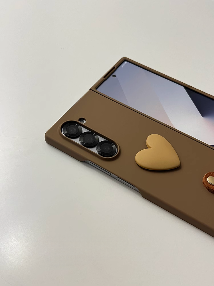 Cute 3D Heart Lanyard Cover – phone accessory by JustAndBest India