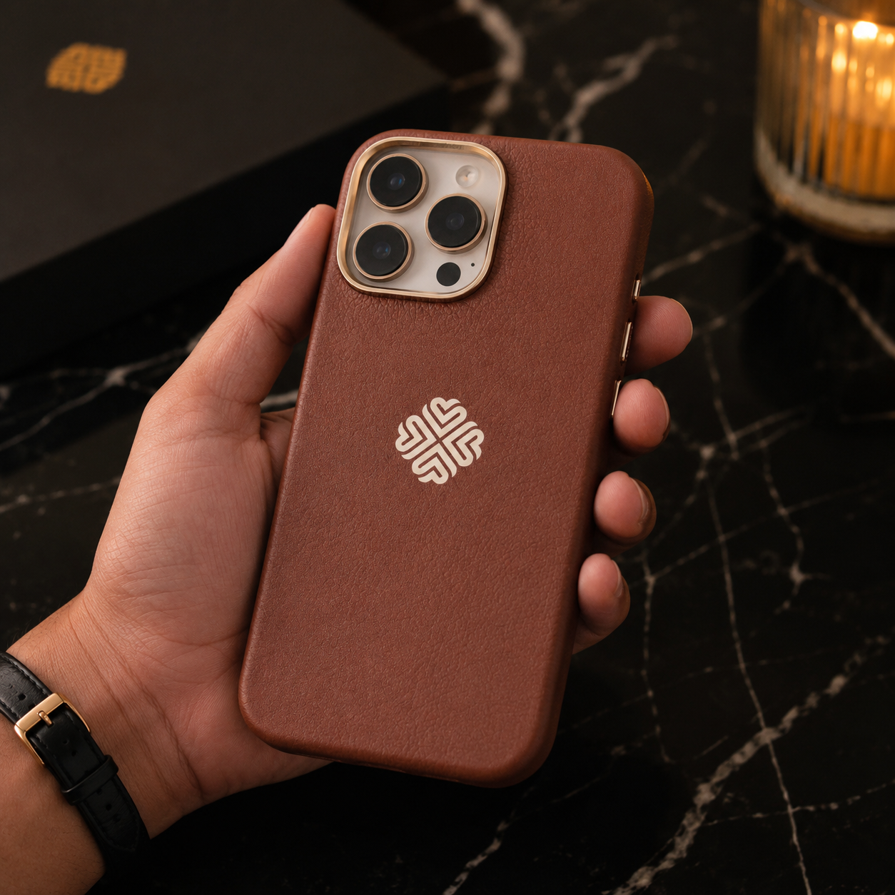 iPhone 16 Series Saddle Brown | Leather iPhone Cover | Luxury Leather