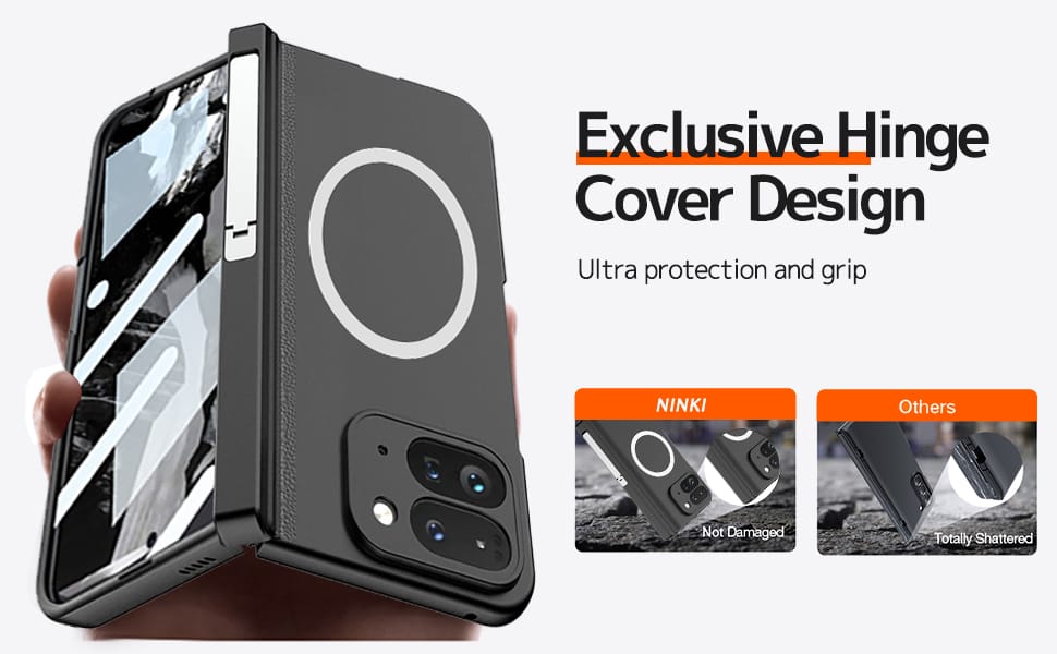 Jet Black MagSafe Kickstand Cover (with Front Glass) – phone accessory by JustAndBest India