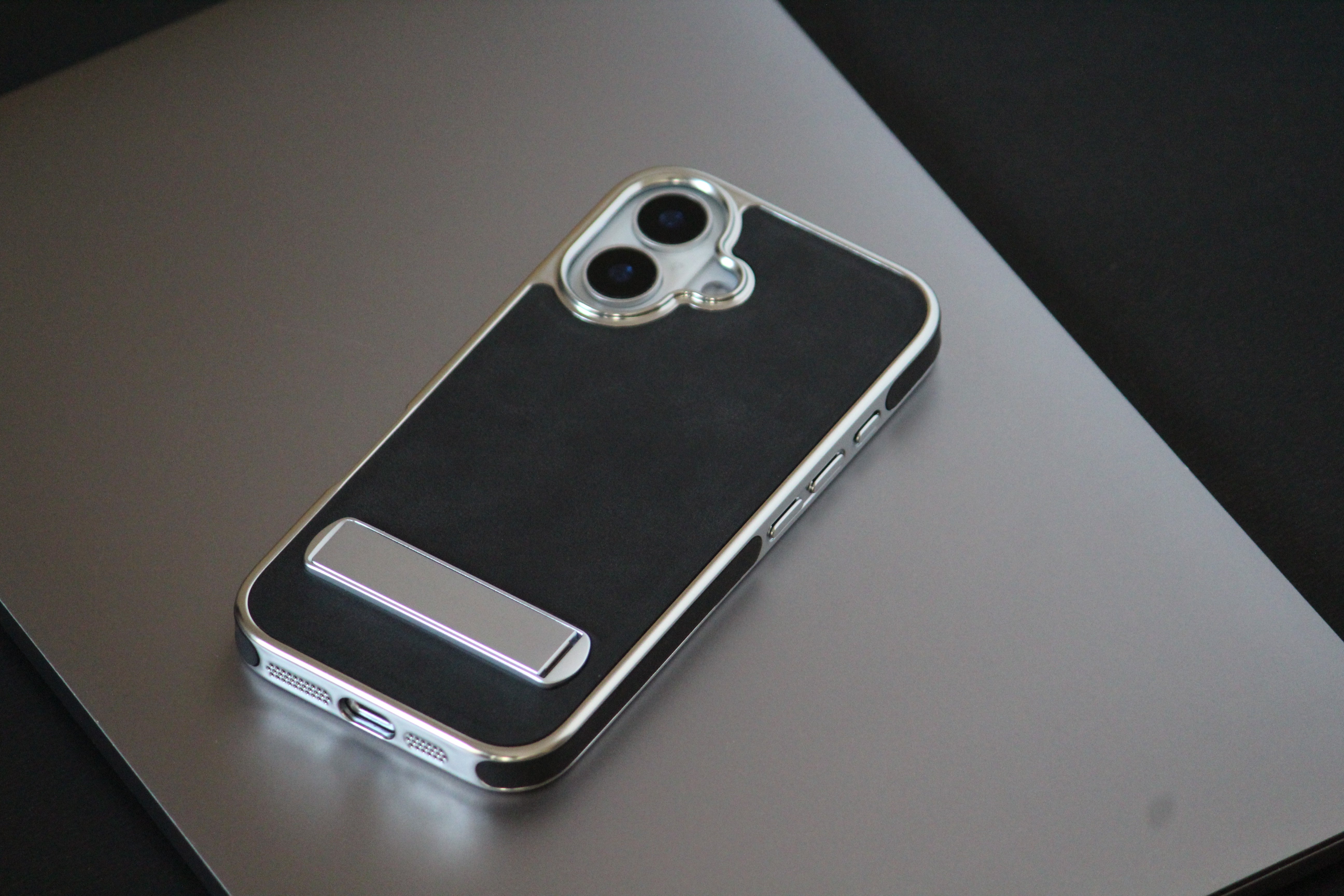 iPhone 17 Alcantara Leather Cover - slim profile