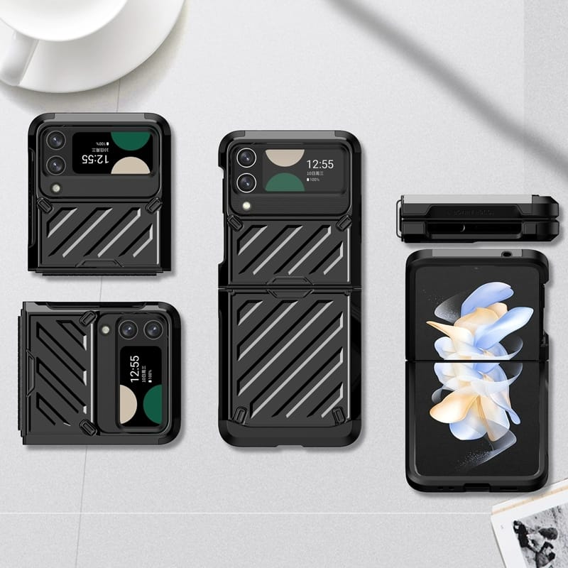 Samsung Galaxy Z Flip 3 Dual Layer Shockproof Armour Cover - protective case detail