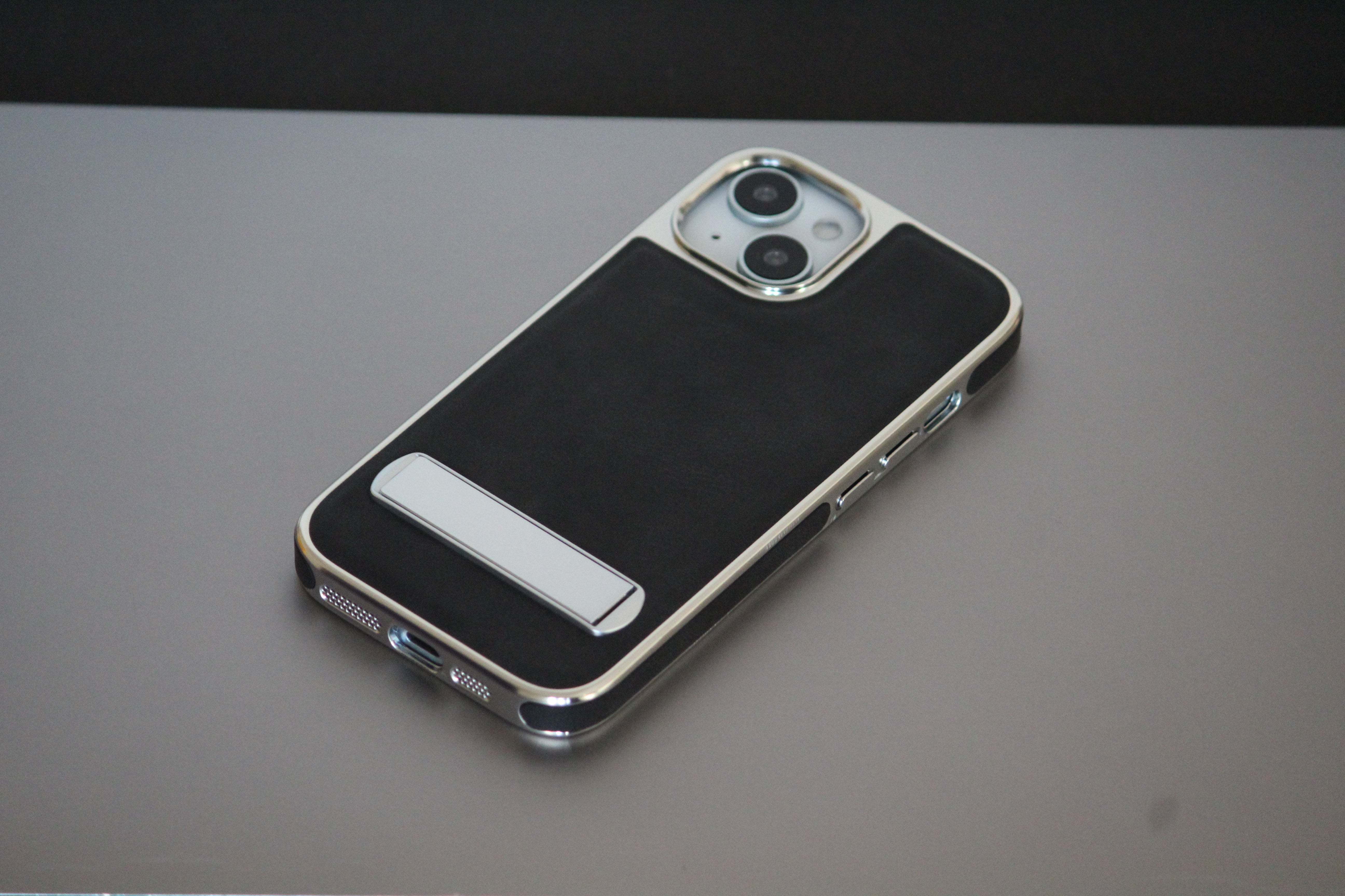 iPhone 15 Series Alcantara Leather Cover - phone case