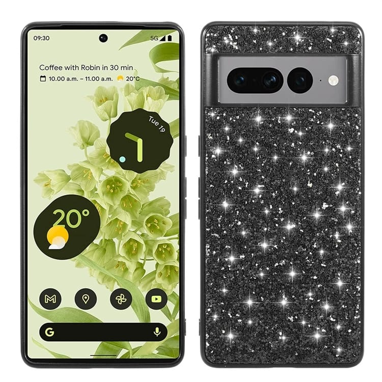 Google Pixel 6A Bling Glitter Sequin Cover - colour options