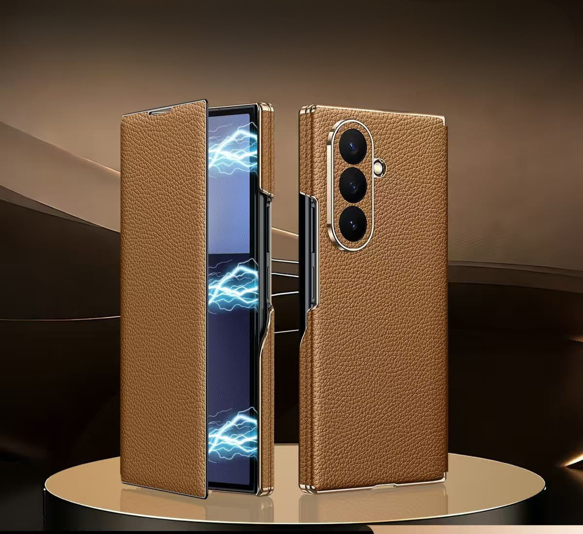 Luxury Leather Magnetic Flip Cover