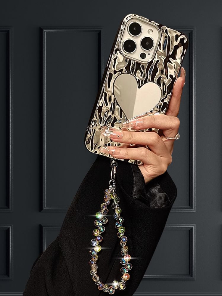 Aurora Effect Crystals Luxury Phone Charm - phone case