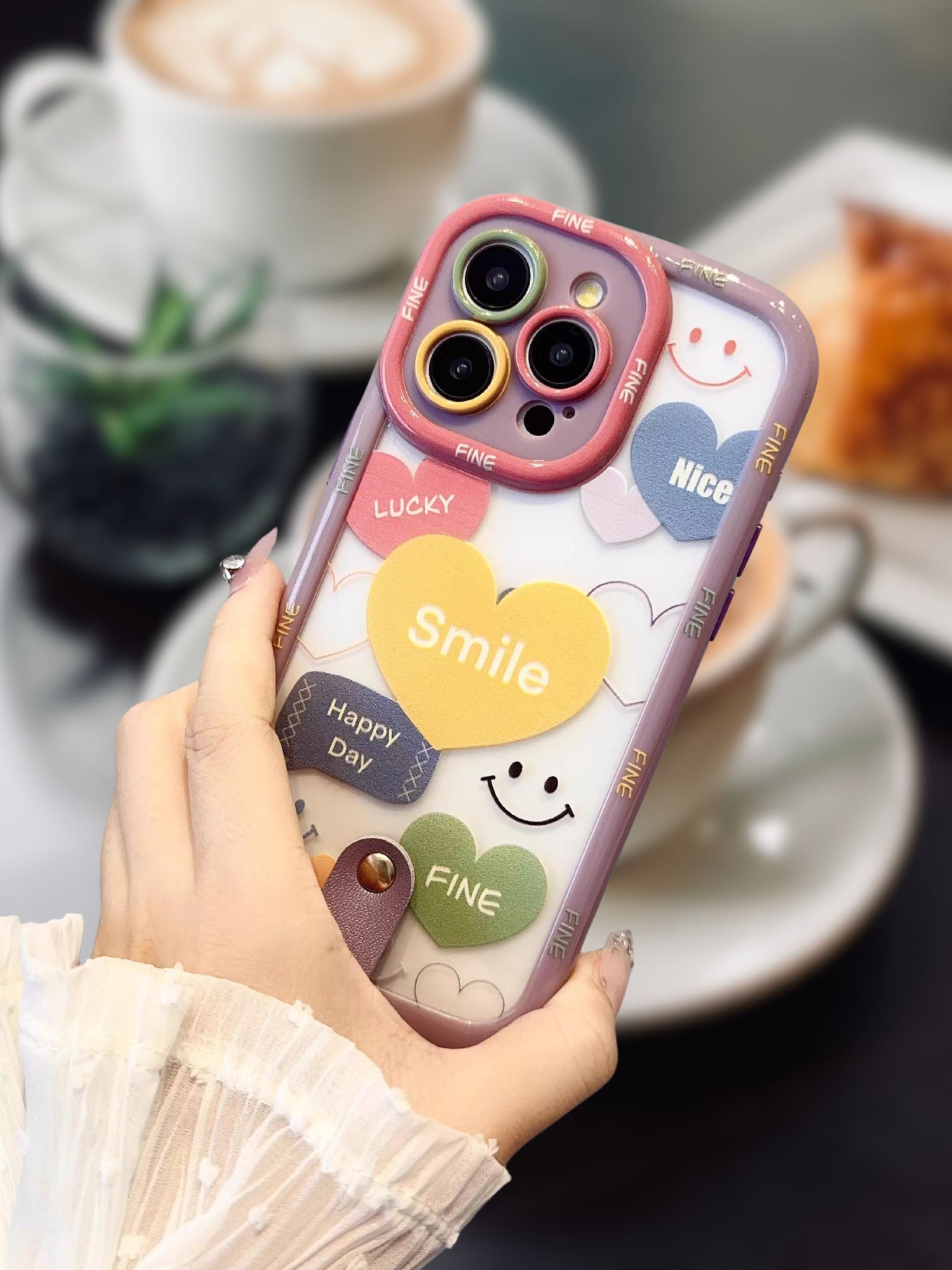 iPhone 16 Colorful Happy Day Case - colour options