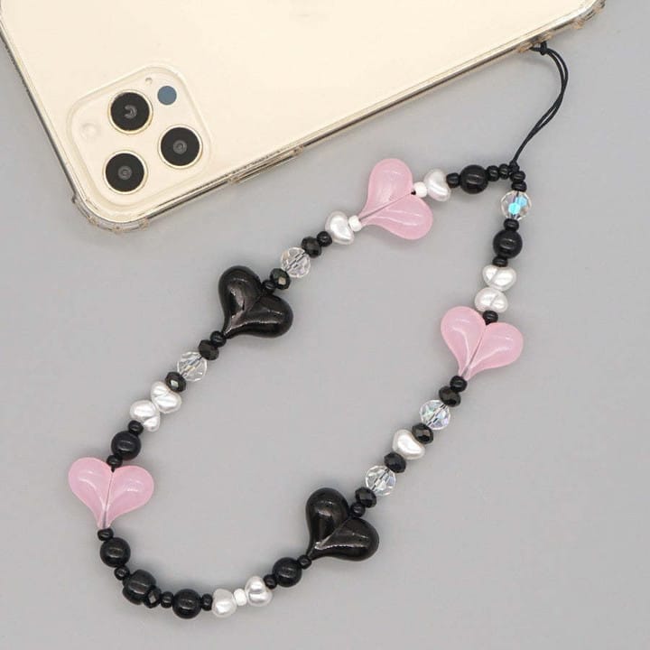 Colorful Hearts Phone Charm - phone case