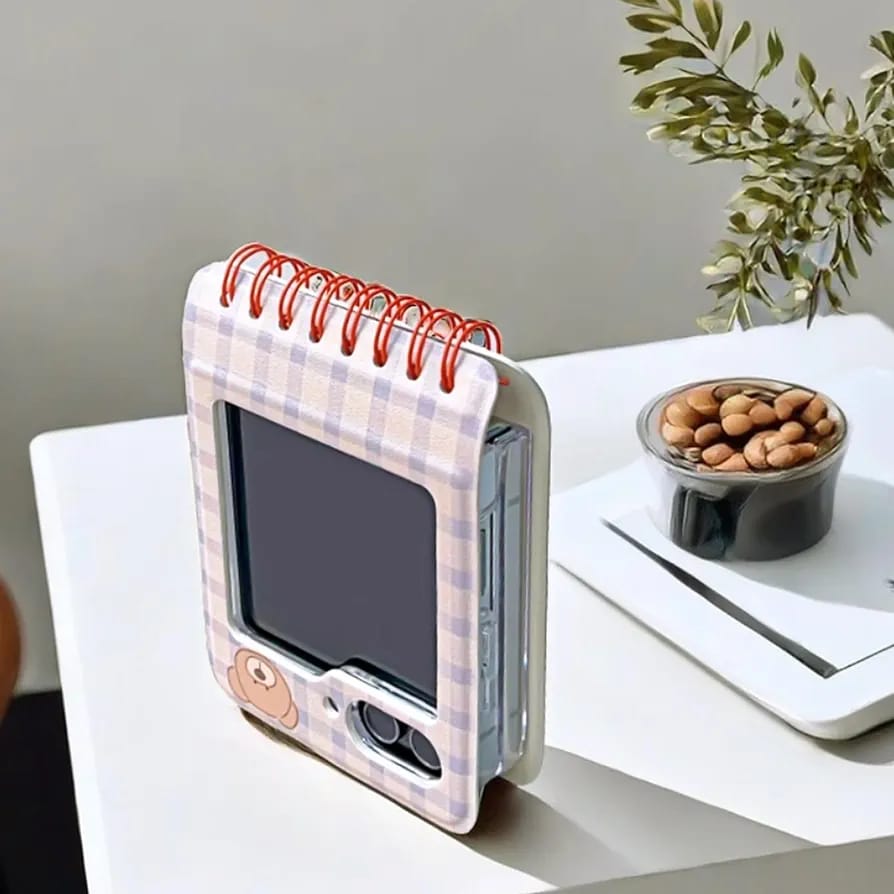 Samsung Galaxy Z Flip 5 Teddy Bears Notebook Case - lifestyle