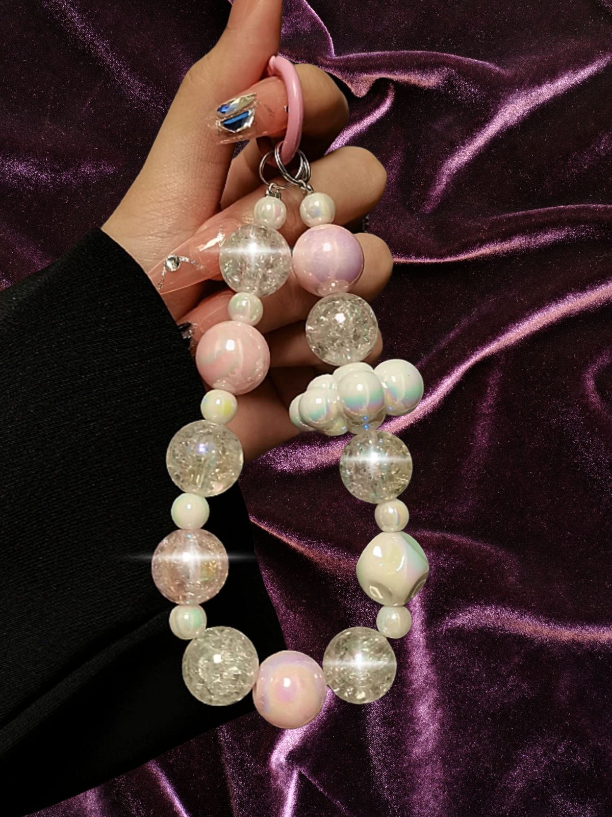 Cloud Phone Charm - lifestyle