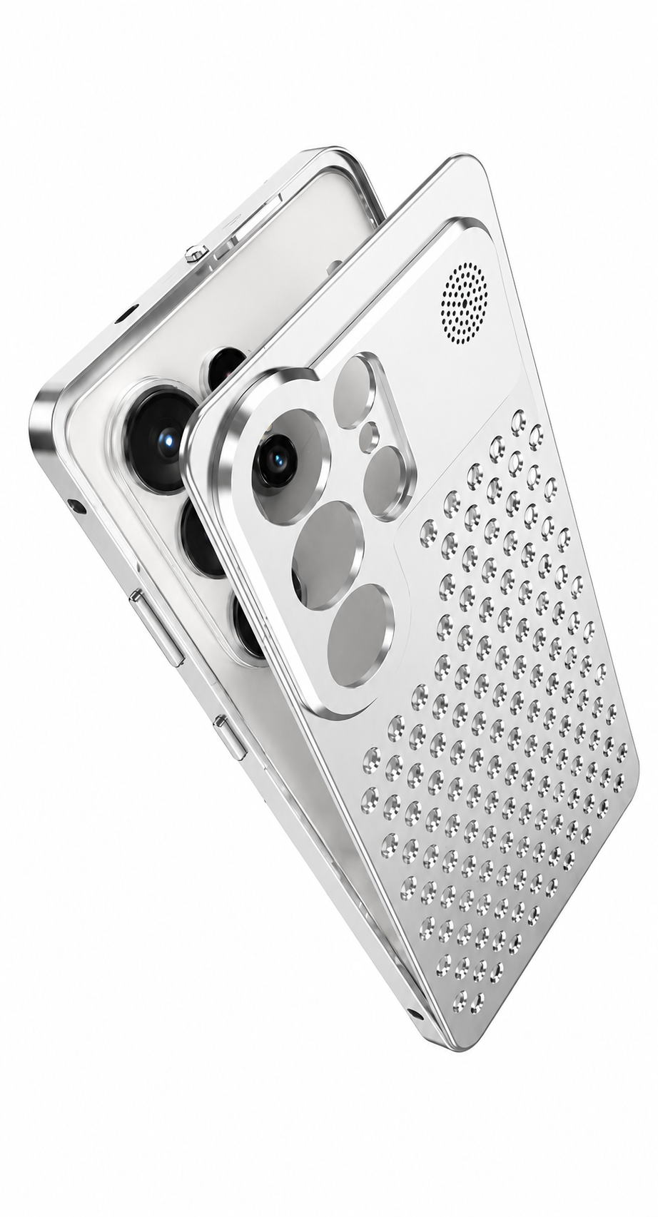 Samsung Galaxy S26 Ultra Metallic Matrix Heat Dissipation Cover - phone case
