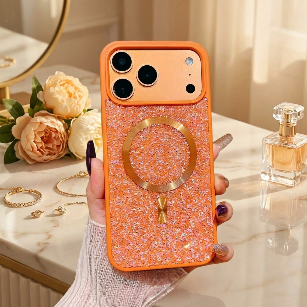 iPhone 17 Series Diamond Rhinestones Cover - protective case detail
