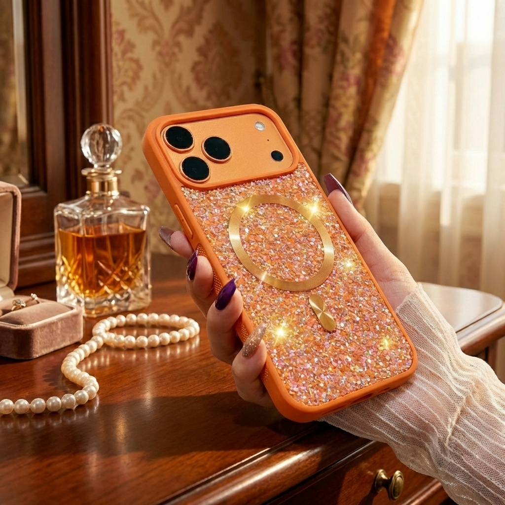 iPhone 17 Series Diamond Rhinestones Cover - colour options