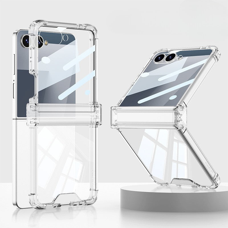 Premium Transparent Hinge Cover(with Front Glass) iPhone cover – JustAndBest India