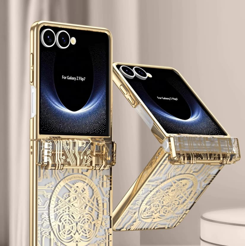 Samsung Galaxy Z Flip 7 Electroplated Circuit Cover - colour options