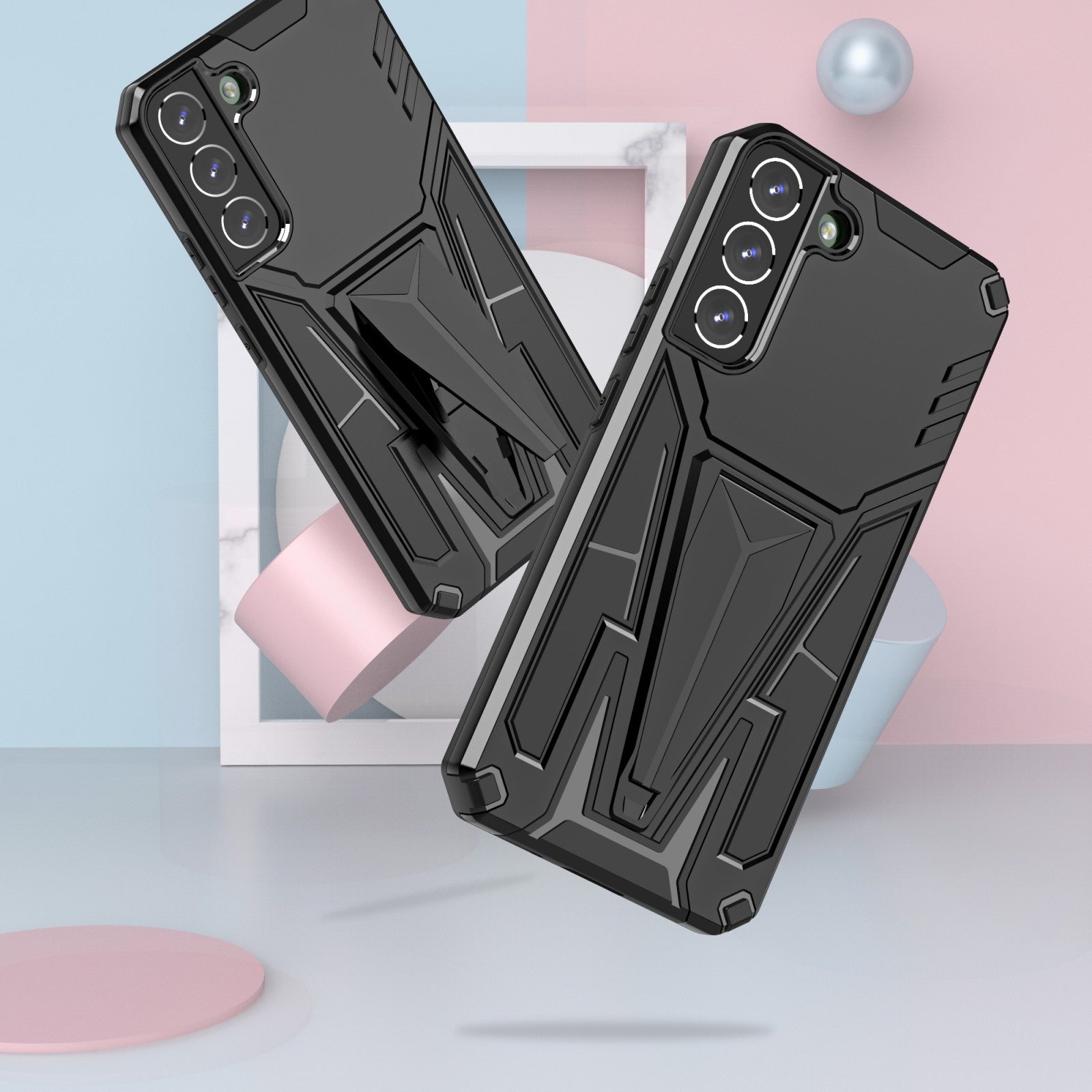 Jet Black Dual Layer Premium Armour Case iPhone cover – JustAndBest India