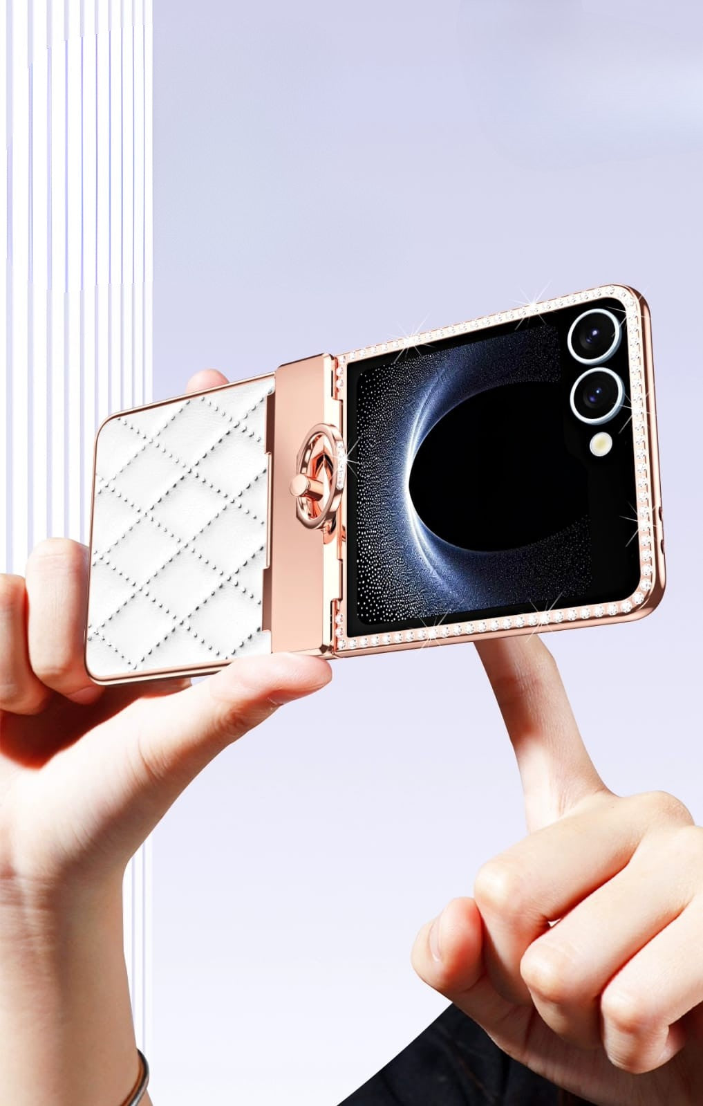 Luxury Ring Holder Premium Leather Cover – phone accessory by JustAndBest India