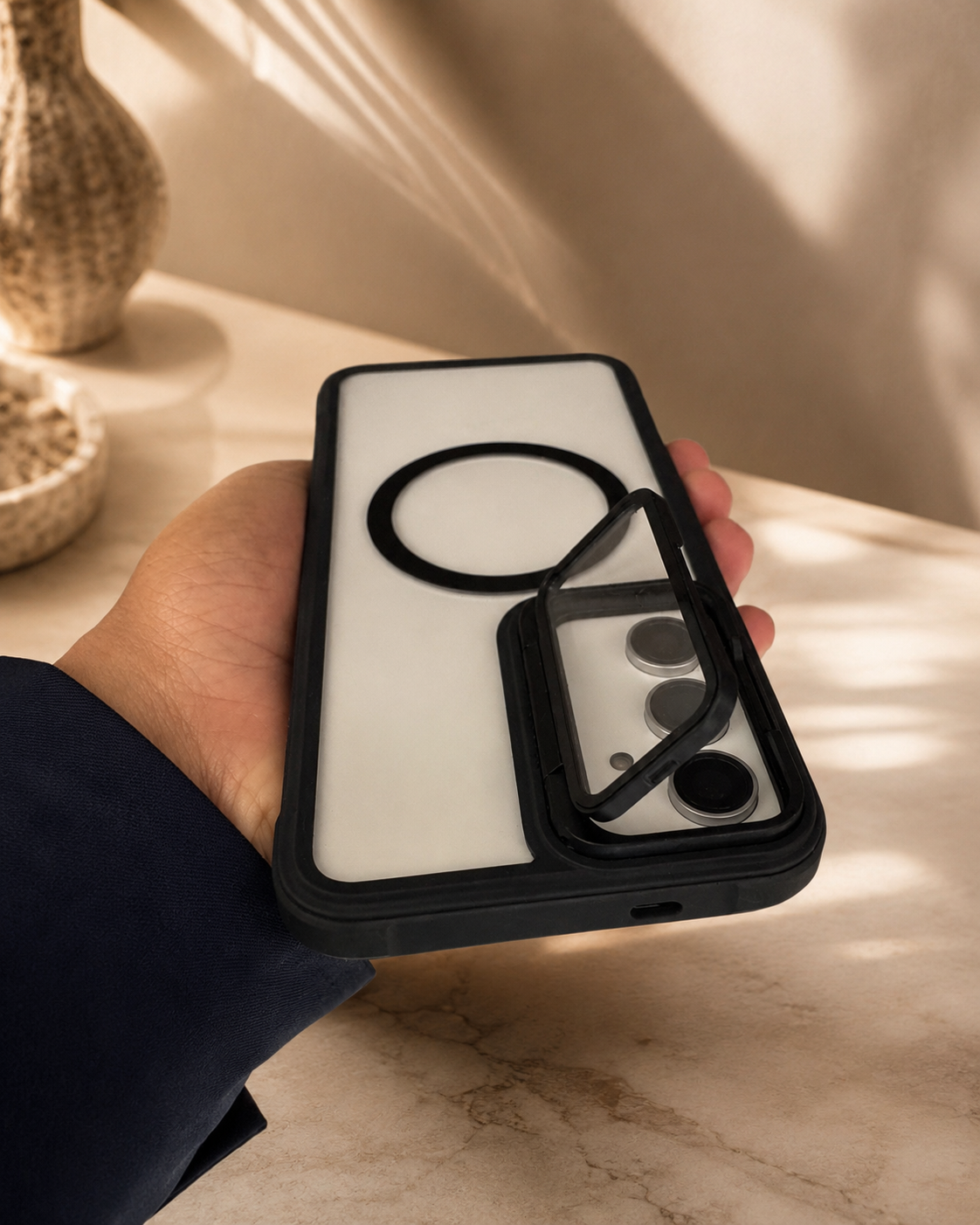 Samsung Galaxy S25 Air Cushioned Lens Protection Cover - protective case detail