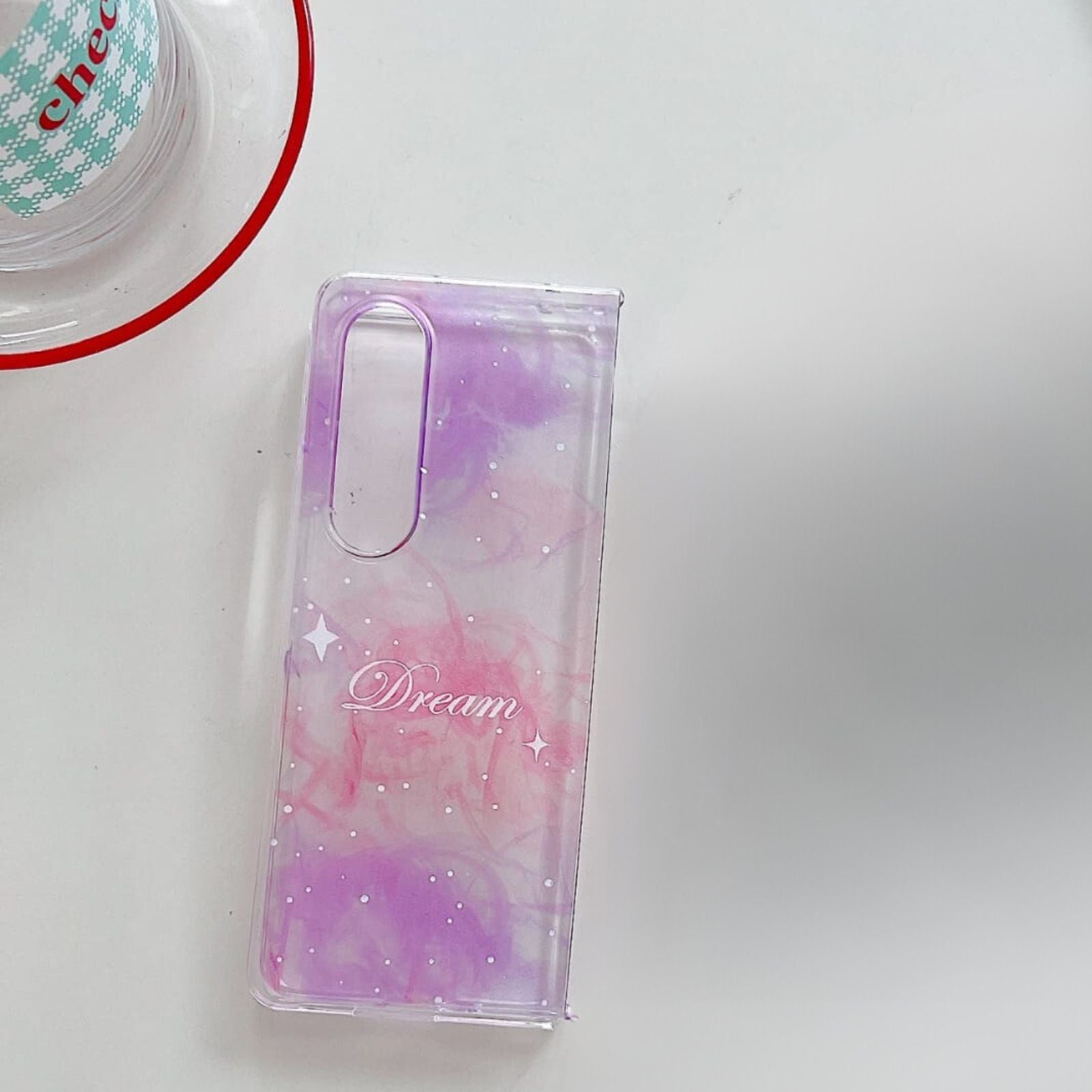 Samsung Galaxy Z Fold 3 Dreamy Transparent Matte Cover - colour options