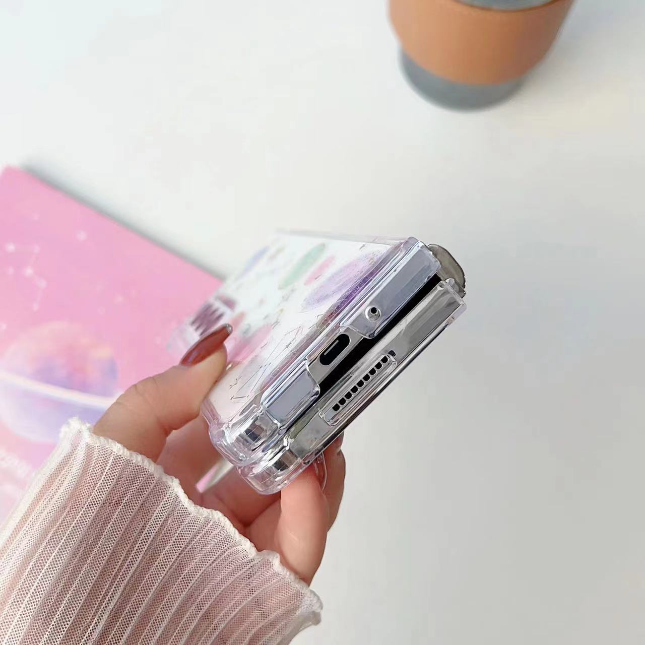 Cute Stars Transparent Shockproof Case iPhone cover – JustAndBest India