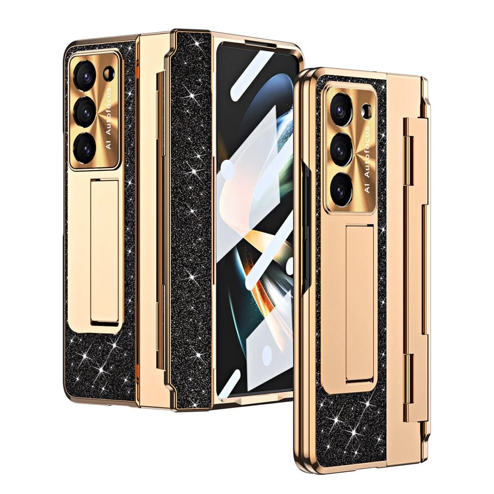 Samsung Galaxy Z Fold 6 Bling Glitter Electroplated Cover() - case features