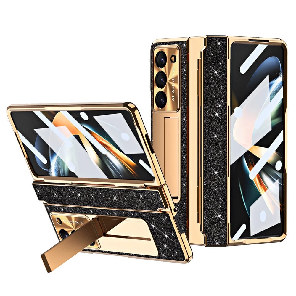 Samsung Galaxy Z Fold 6 Bling Glitter Electroplated Cover() - protective case detail