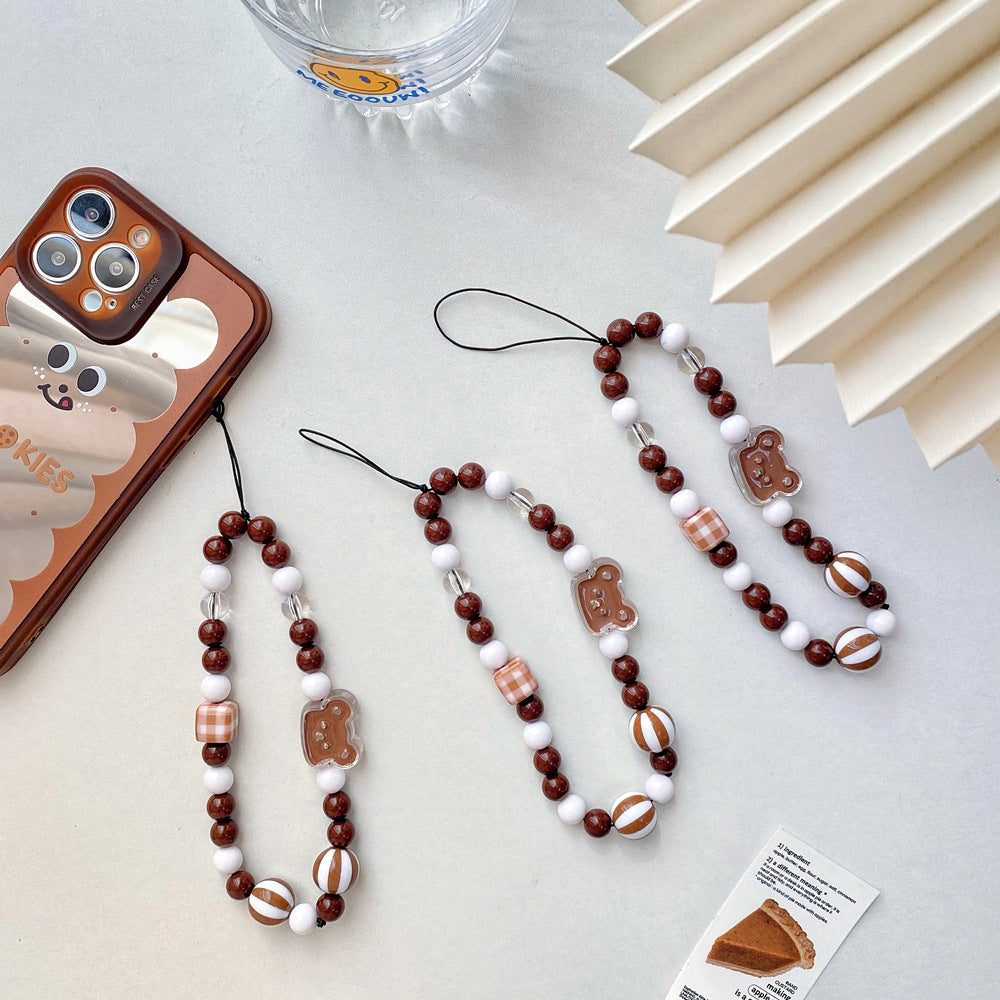 Teddy Bear Phone Charm - protective case detail