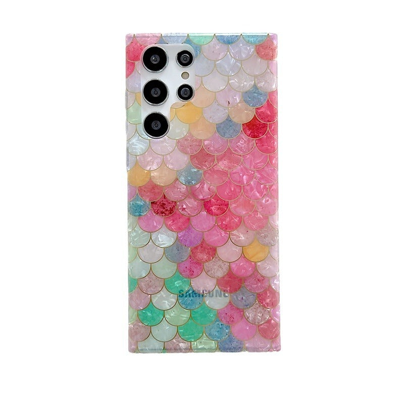 Samsung Galaxy S25 Mermaid Pattern Glossy Cover - phone case