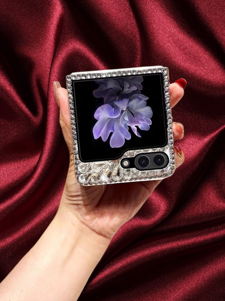 Samsung Galaxy Z Flip 5 Bling Diamond Stones Cover - slim profile