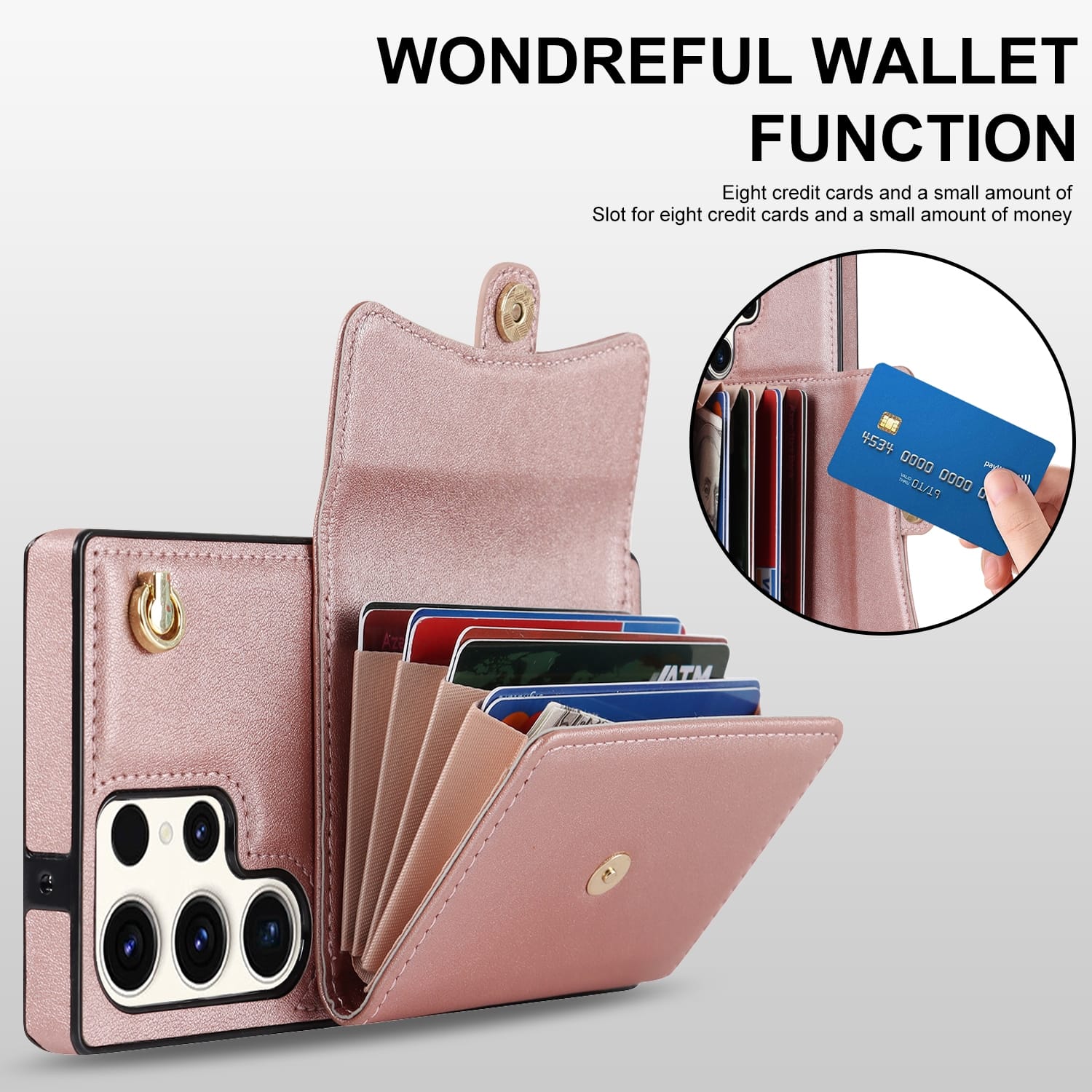 Elegant Wallet Style Lanyard Case – phone accessory by JustAndBest India