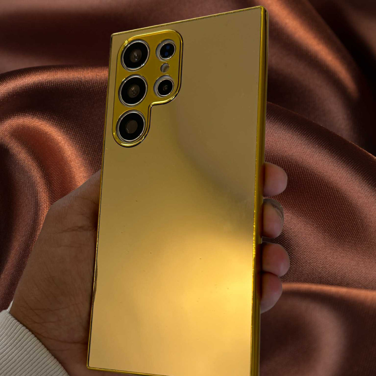 Casing Gold Gold Electroplated 360 Degrees Protection Luxury Case | JustAndBest