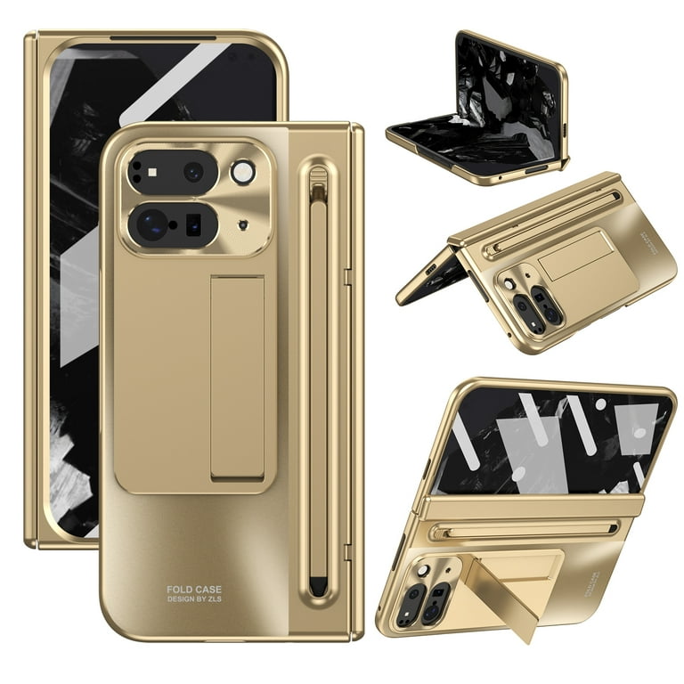 Google Pixel 10 Pro Fold Gold Electroplated Cover (with Stylus and Fro - colour options