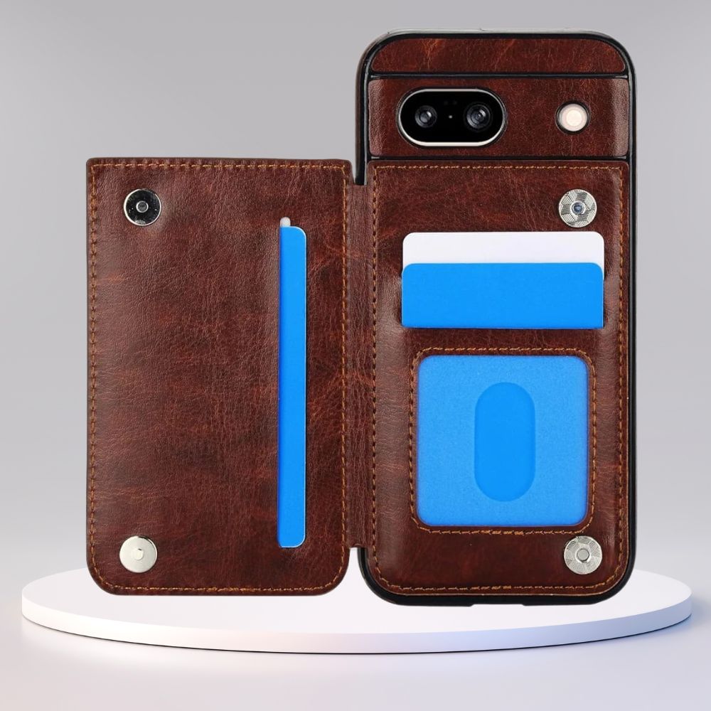 Google Pixel 8A Wallet Style Leather Case | Luxury Leather