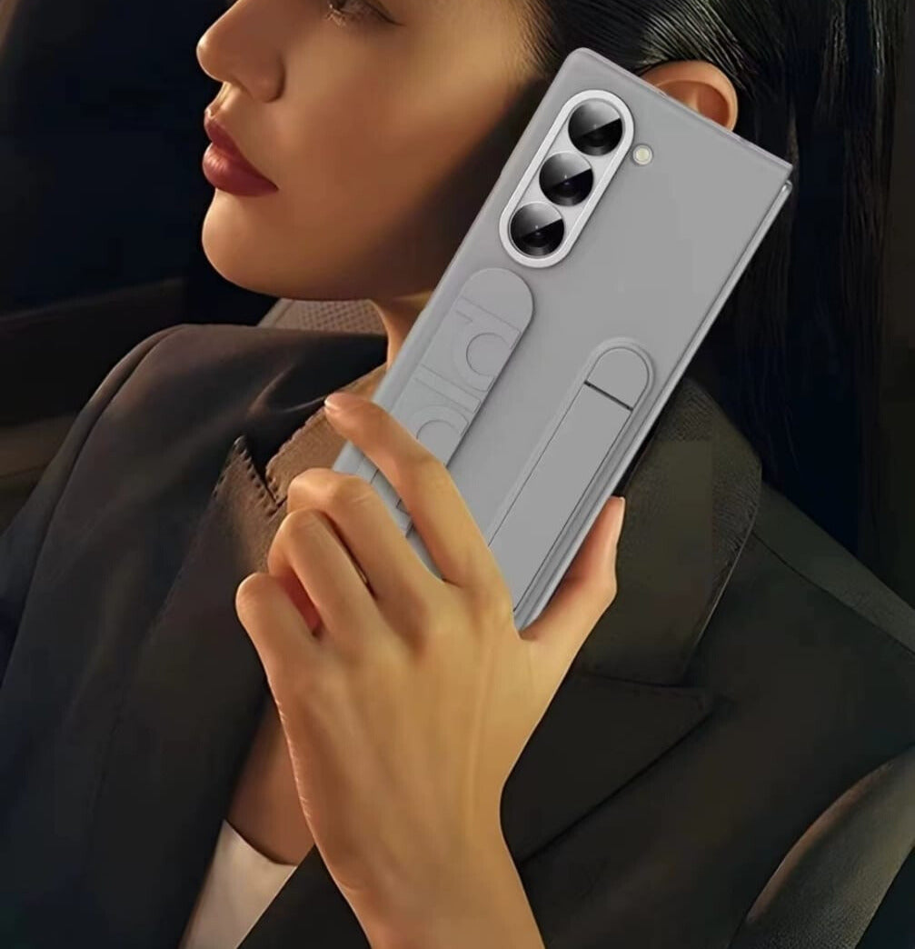 Samsung Galaxy Z Fold 6 Hand Strap Matte Cover - phone case