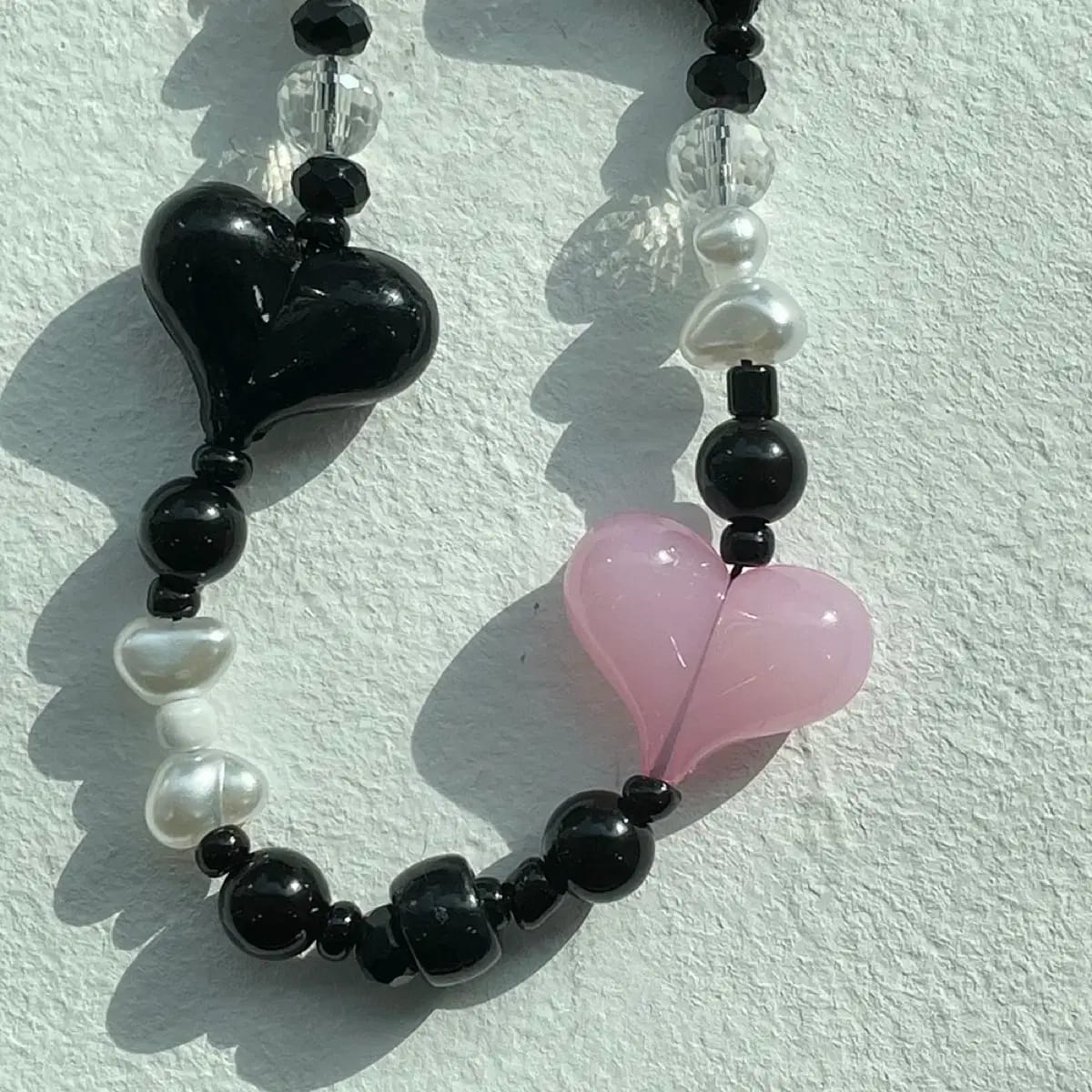 Colorful Hearts Phone Charm - lifestyle