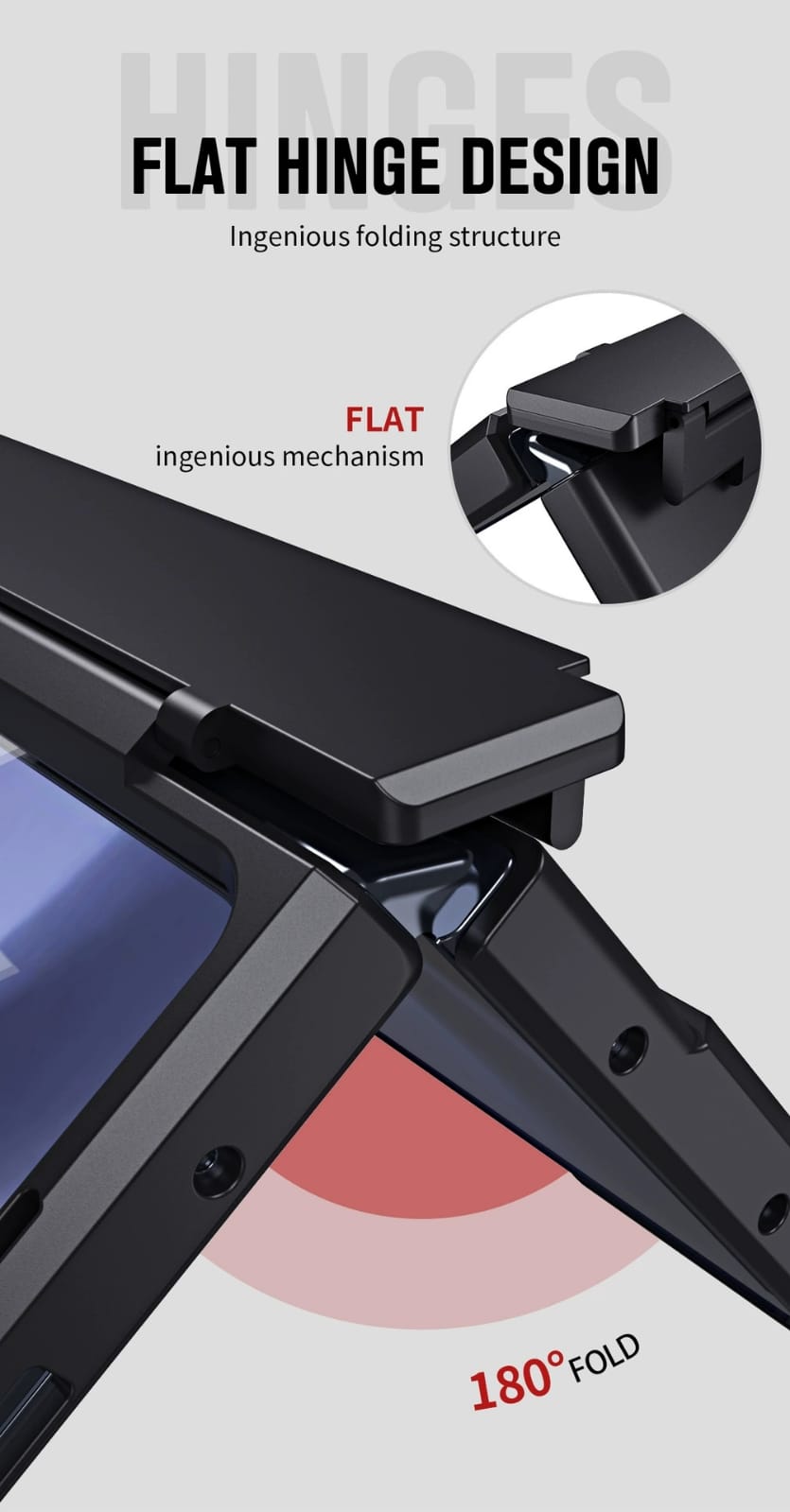 Samsung Galaxy Z Fold 3 Cover (with Stylus) - protective case detail
