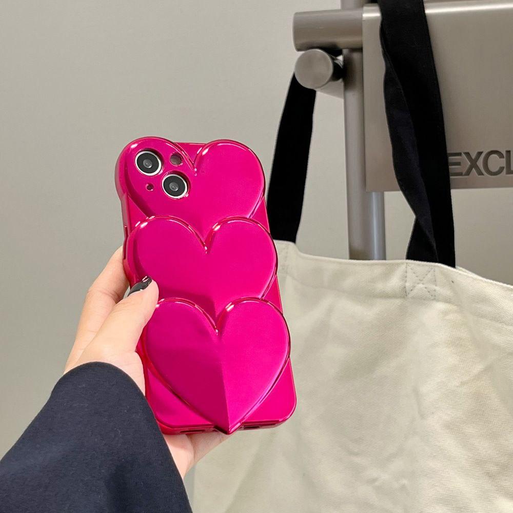 Elegant Hearts Glossy Cover iPhone cover – JustAndBest India