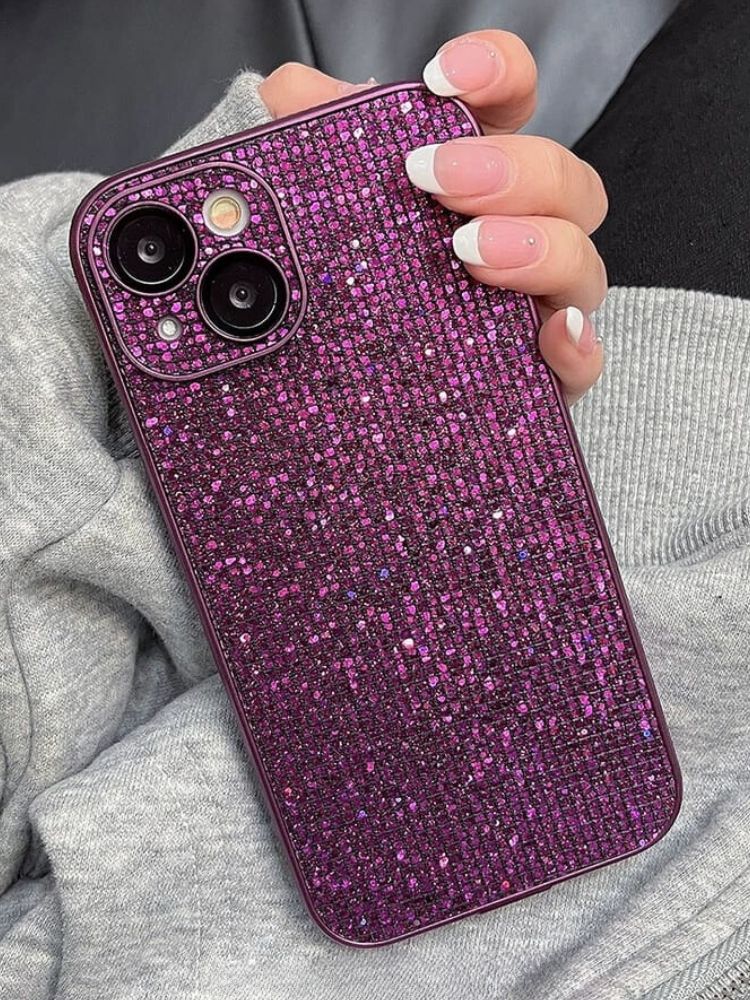 iPhone 14 Pro Bling Glitter Sequin Cover - slim profile