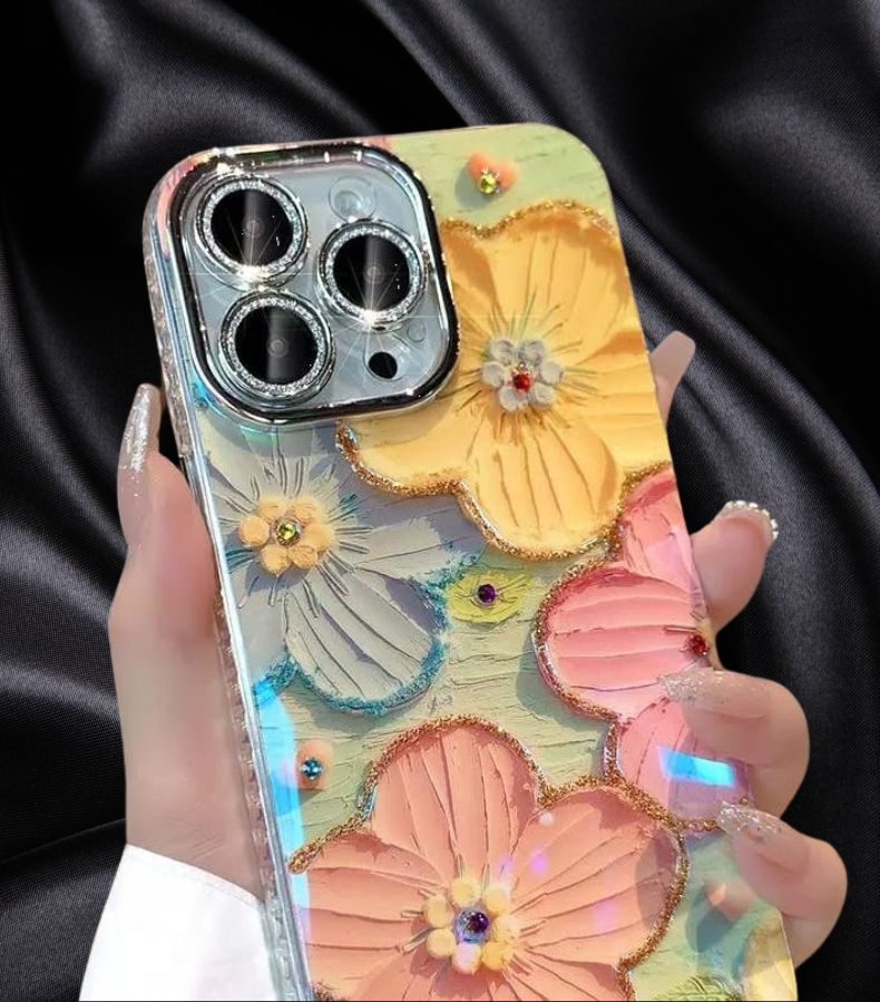 cute floral iphone 14 pro case