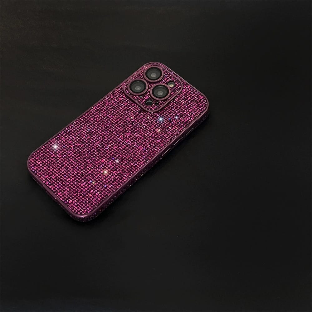 iPhone 14 Pro Bling Glitter Sequin Cover - protective case detail