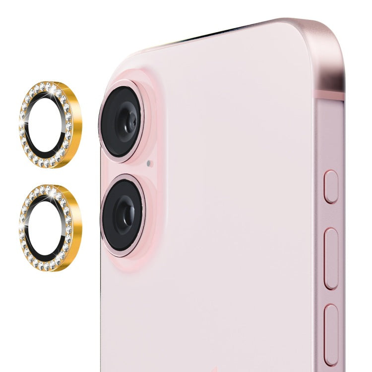 iPhone 17 Diamond Stones Camera Lens Protector - slim profile