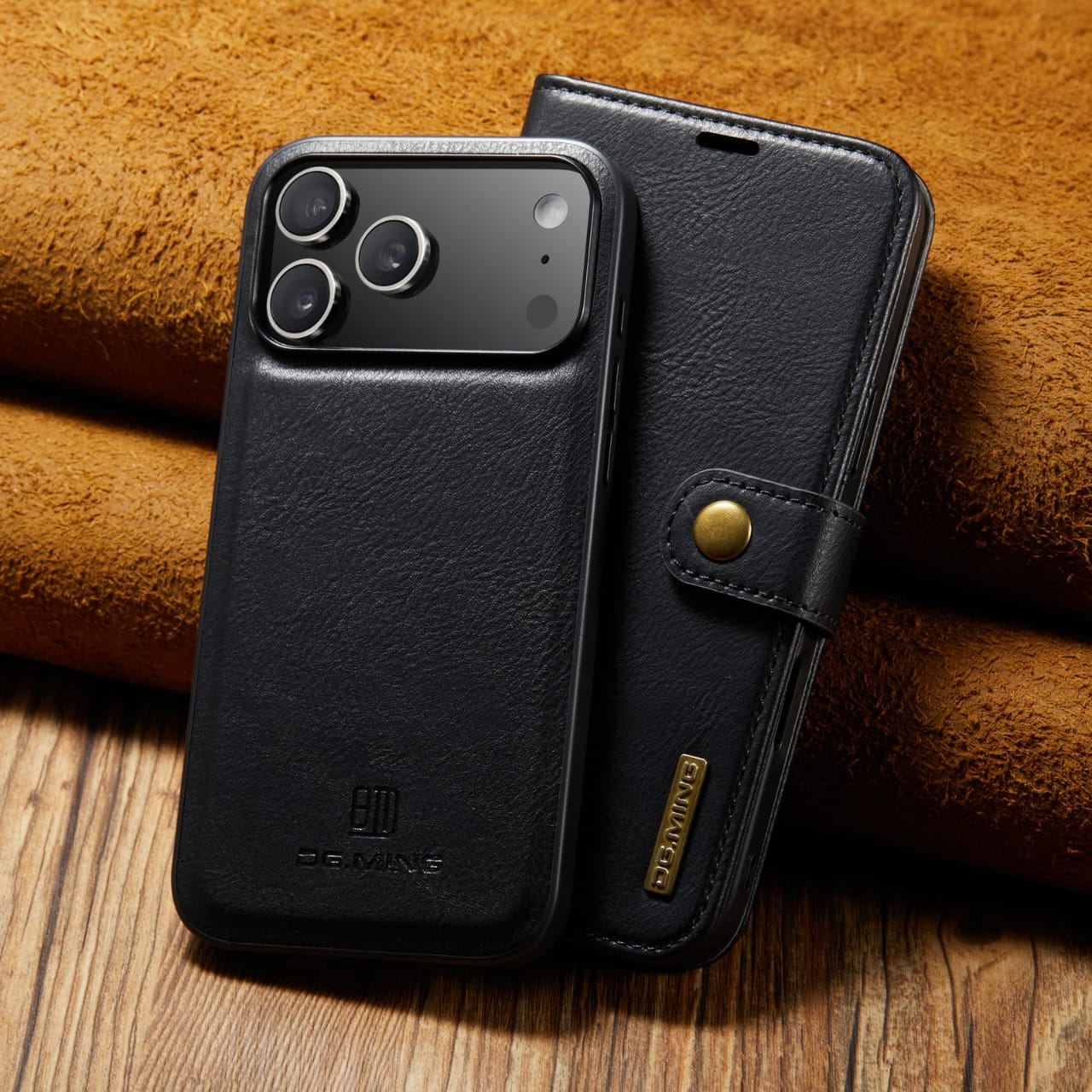 iPhone 17 Series Two-In-One Wallet Style Leather Flip Cover