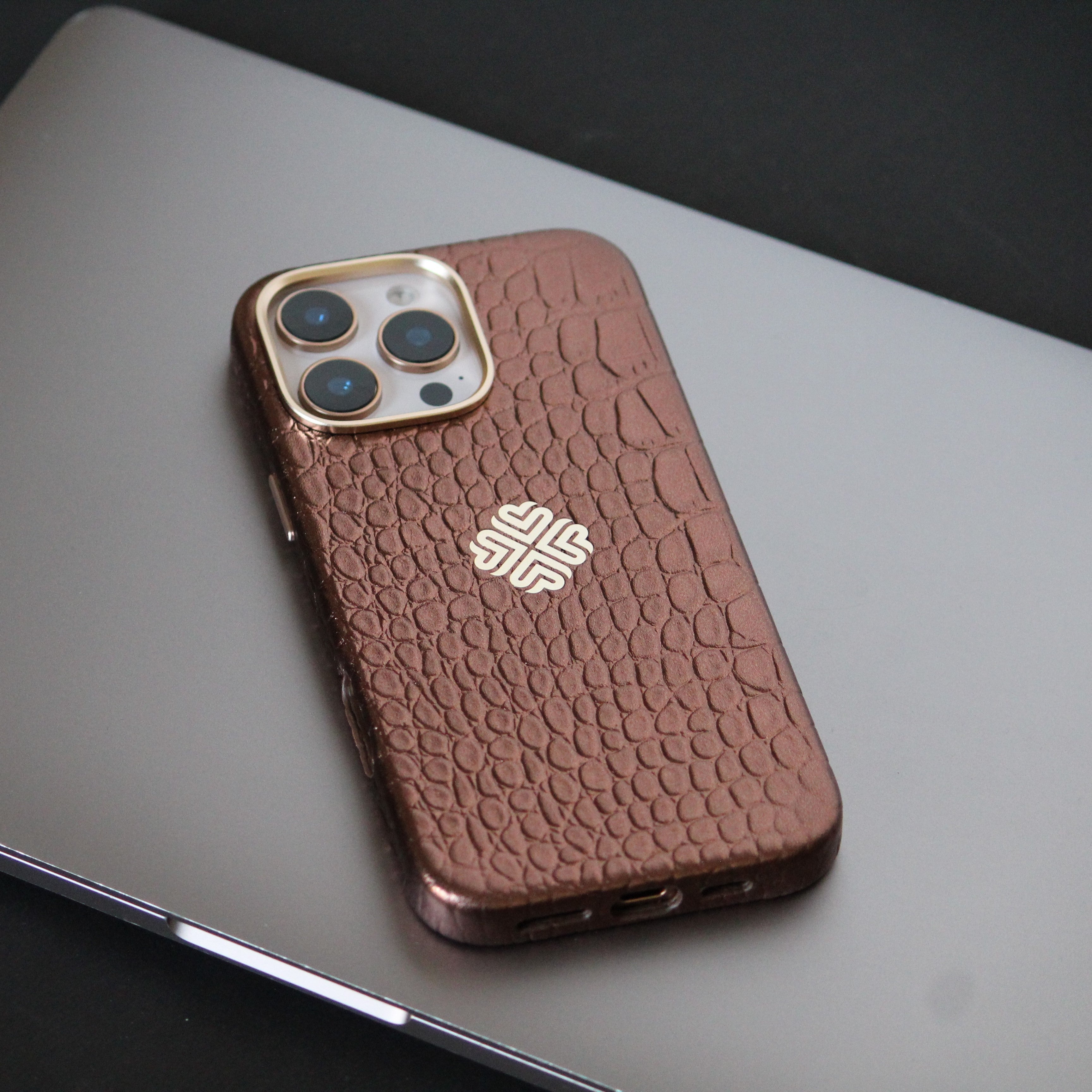 iPhone 16 Series Royal Copper | Leather iPhone Cover | Luxury Leather