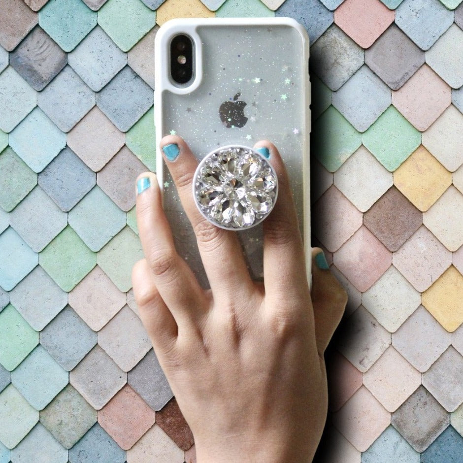Diamond Rhinestones Phone Gripper Holder | Crystal Glam Cover