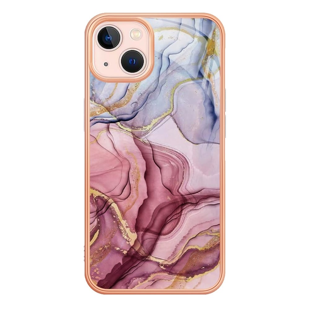 iPhone 15 Glossy Marble Pattern Case - case features